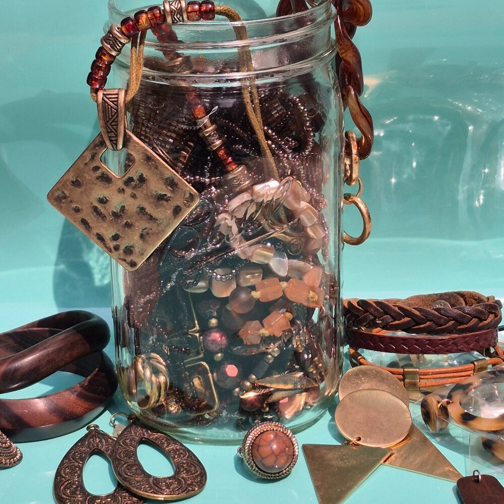 Mocha Mania Mystery Jewelry Jar